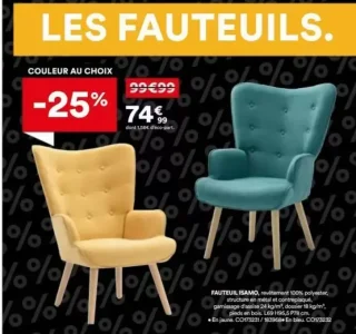 FAUTEUIL ISAMO