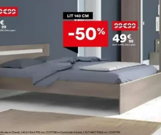 Lit 140 cm Evo 2