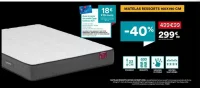 Matelas Ressorts 160x190 cm Babylone