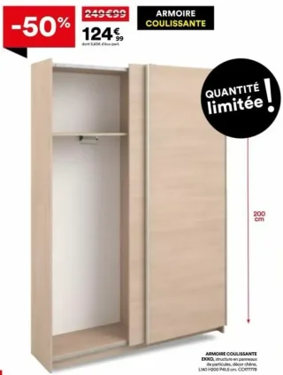 ARMOIRE COULISSANTE EKKO