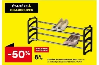 Étagère à chaussures Bocage