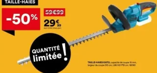 Taille-haies sans fil Kato