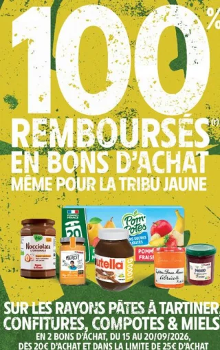 Pâtes à tartiner, confitures, compotes & miels