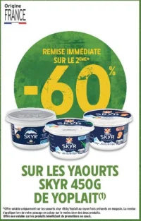 Yaourts Skyr 450g Yoplait