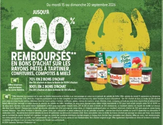 Sélection de Pâtes à tartiner, confitures, compotes & miels (Nocciolata, Nutella, Pom'Potes, Bonne Maman, Paquito...)