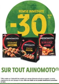 Produits de la marque Ajinomoto