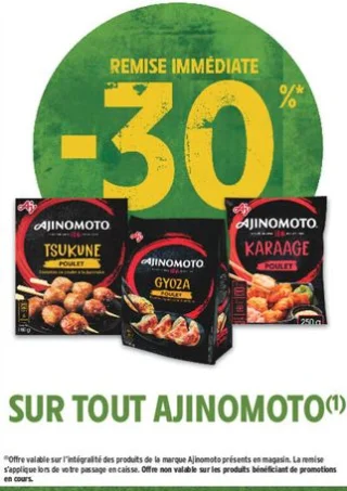 Produits de la marque Ajinomoto