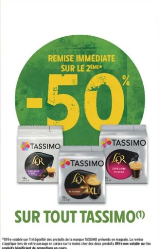 Café en capsules Tassimo
