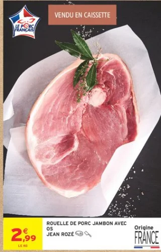Rouelle de porc jambon avec os Jean Rozé