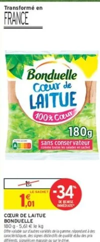 Cœur de Laitue Bonduelle