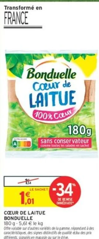 Cœur de Laitue Bonduelle