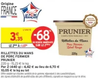 Rillettes du Mans de Porc Fermier Prunier