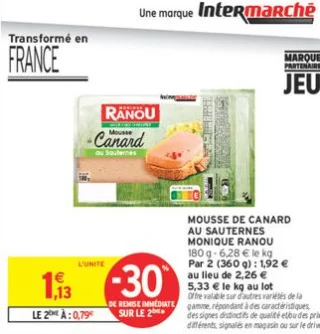 Mousse de Canard aux Sauternes Monique Ranou