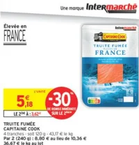 Truite Fumée Capitaine Cook