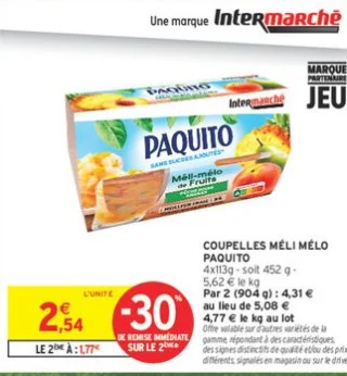 COUPELLES MÉLI MÉLO PAQUITO