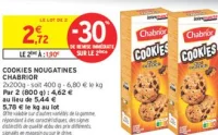 COOKIES NOUGATINES CHABRIOR