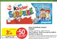 Oeuf Surprise Disney Kinder