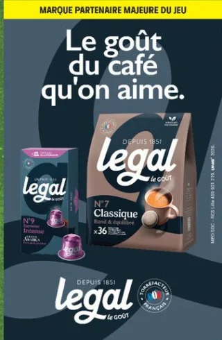 Café Legal Classique N°7 / N°9 Intense