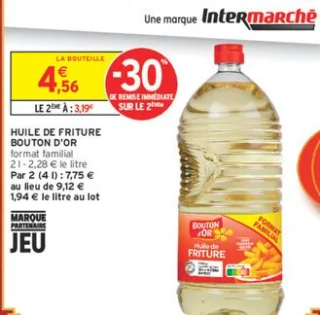 Huile de friture Bouton d'Or