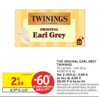 THÉ ORIGINAL EARL GREY TWININGS