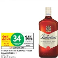 Scotch Whisky Blended Finest Ballantine's