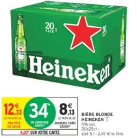 Bière Blonde Heineken