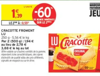 CRACOTTE FROMENT LU