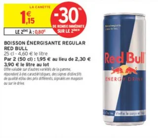 Boisson Énergisante Regular Red Bull
