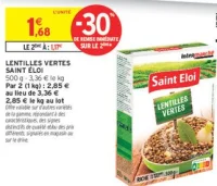 Lentilles Vertes Saint Éloi