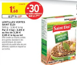 Lentilles Vertes Saint Éloi