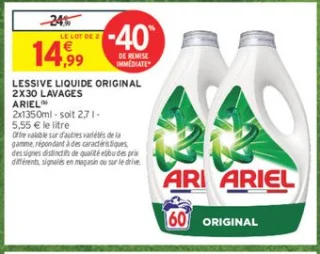Lessive liquide original Ariel
