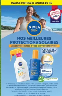 Protections solaires Nivea Sun