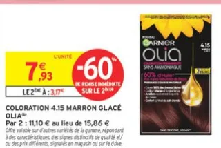 Coloration 4.15 Marron Glacé Garnier Olia