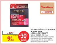 SOIN ANTI-ÂGE LASER TRIPLE ACTION JOUR L'OREAL REVITALIFT