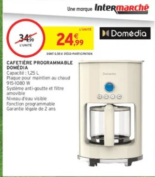 Cafetière Programmable Domédia