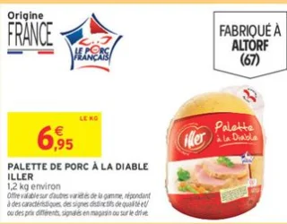 Palette de porc à la diable Iller