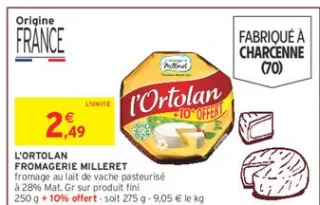 L'Ortolan Fromagerie Milleret