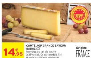 Comté AOP Grande Saveur Badoz