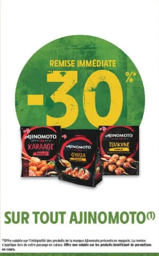 Sur tout Ajinomoto