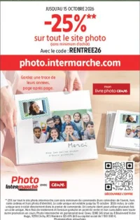 Livre photo cewe Photo Intermarché