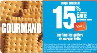 15% en avantage carte sur tous les goûters de marque Netto