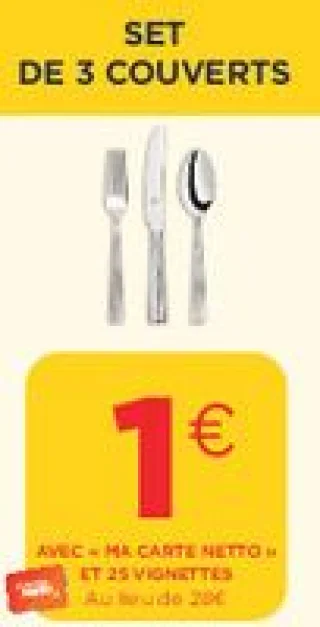 Set de 3 couverts Broggi