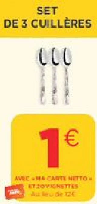 Set de 3 cuillères Broggi