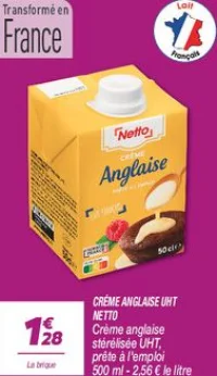 Créme anglaise uht 