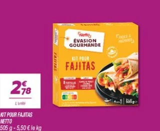 Kit pour fajitas 