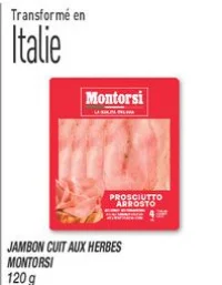 Jambon cuit aux herbes Montorsi