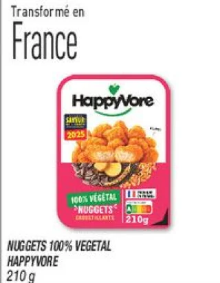 Nuggets 100% végétal HappyVore