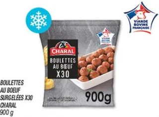 Boulettes au boeuf surgelées x30 