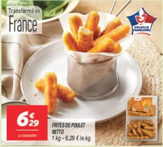 Frites de poulet 