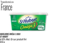 Margarine oméga 3 doux 